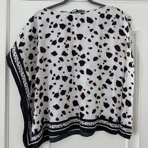 All Saints TECLA JASPER silk top